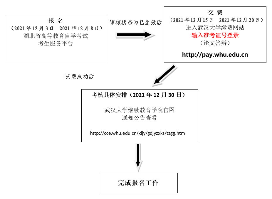 2022年上半年武汉大学自学考试主考专业实践考核报名通知